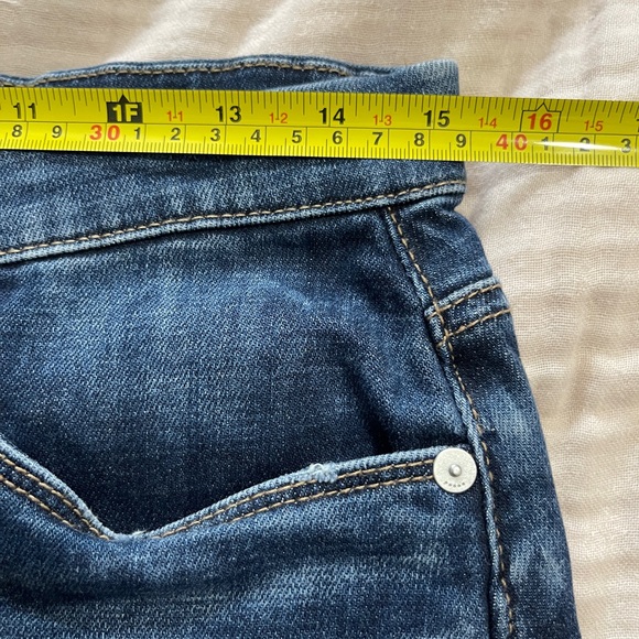 Blank NYC Womens Jean Skirt Size 27 Blue Unfaithful Denim Mini - Picture 6 of 10